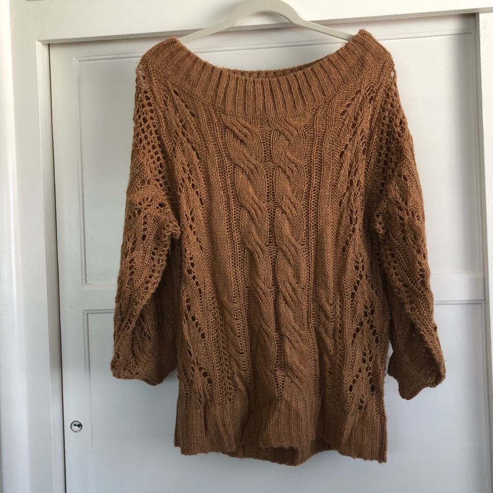 Oversized Brown Sweater